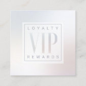 Sheer Elegant Luxuriöse Pearl Shine VIP Treuekarte (Vorderseite)
