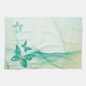 Sheer Green Butterfly Veil American MoJo Kit Küchentuch (Horizontal)