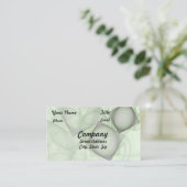 Sheer Green Tile Artwork Visitenkarte (Stehend Vorderseite)