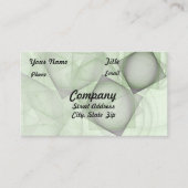 Sheer Green Tile Artwork Visitenkarte (Vorderseite)