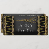 Sheer Hazelhurst Scissor Salon Geschenkgutschein Ankündigung (Vorne/Hinten)