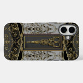 Sheer Hazlehurst Antiqued Scissors V Case-Mate iPhone Hülle (Rückseite (Horizontal))