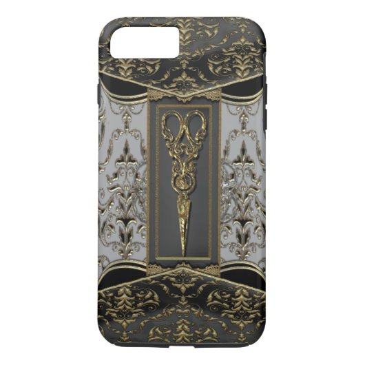 Sheer Hazlehurst Antiqued Scissors VII Case-Mate iPhone Hülle (Rückseite)