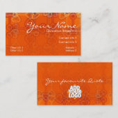 Sheer Hearts Business Card Visitenkarte (Vorne/Hinten)
