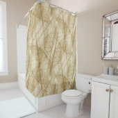 Sheer Lace Blätter Duschvorhang (Beispiel)