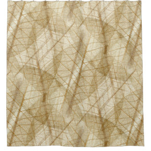 Sheer Lace Blätter Duschvorhang