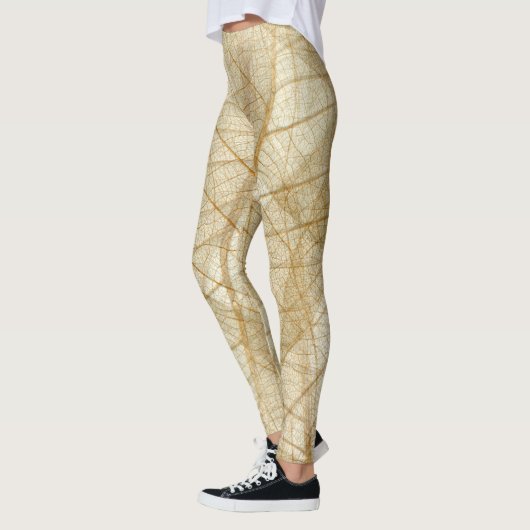 Sheer Lace Blätter Leggings (Links)