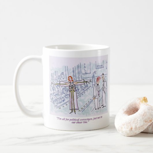 Sheer PC-Tasse Kaffeetasse (Mit Donut)