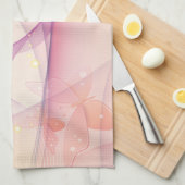 Sheer Pink Butterfly Veil Küchentuch (Viertel Falte)