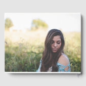 Sheer Stripe | ABSCHLUSS FOTO Gästebuch (Rückseite)