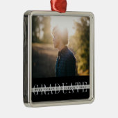 Sheer Stripe | ABSCHLUSS FOTO Ornament Aus Metall (Rechts)