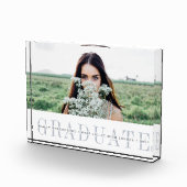 Sheer Stripe Abschluss Keepake Fotoblock (Rechts)