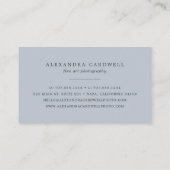 Sheer Stripe | Fotograf Visitenkarte (Rückseite)