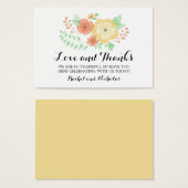 Sheer Summer Blume | Favor Tag (Vorne & Hinten)