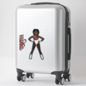 Sheer White Spark  Dancer #1 Sticker (Koffer)