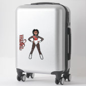 Sheer White Spark  Dancer #2 Aufkleber (Koffer)