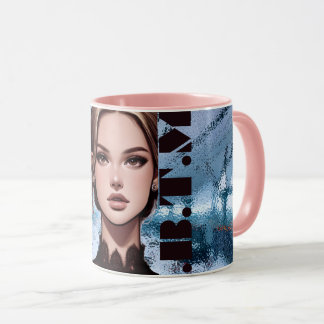 Sheer. Zeichentwurf animiert Tasse