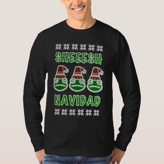 Sheesh Navidad King Julio Frog Meme T-Shirt (Vorderseite)