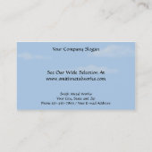 Sheet Metal Gebäude Business Card Visitenkarte (Rückseite)