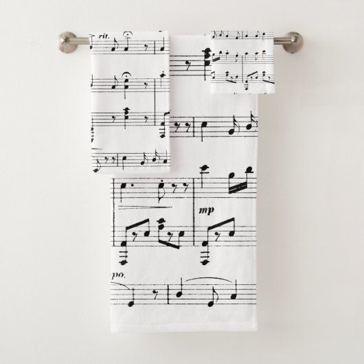 Sheet Music Badhandtuch Set (Insitu)