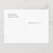 Sheet Music Black Foto Abschluss Ankündigung (Rückseite)