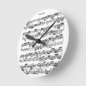 Sheet Music by Bach Runde Wanduhr (Winkel)
