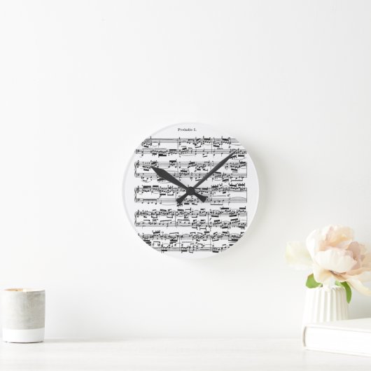 Sheet Music by Bach Runde Wanduhr (Zuhause)