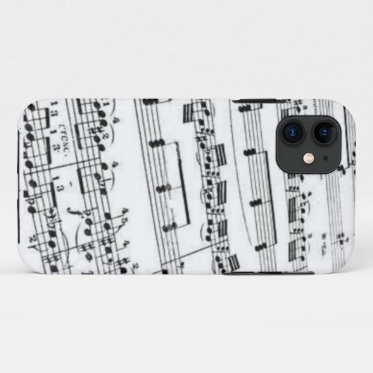Sheet Music Case-Mate iPhone Hülle (Rückseite (Horizontal))