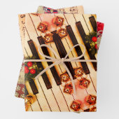 Sheet Music Christmas Bells Piano Song | SET Geschenkpapier Set (Beispiel)