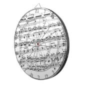 Sheet Music Dartscheibe (Vorderseite rechts)