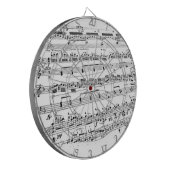 Sheet Music Dartscheibe (Vorderseite Links)