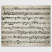 Sheet Music Design Geschenkpapier (Flach)