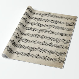 Sheet Music Design Geschenkpapier