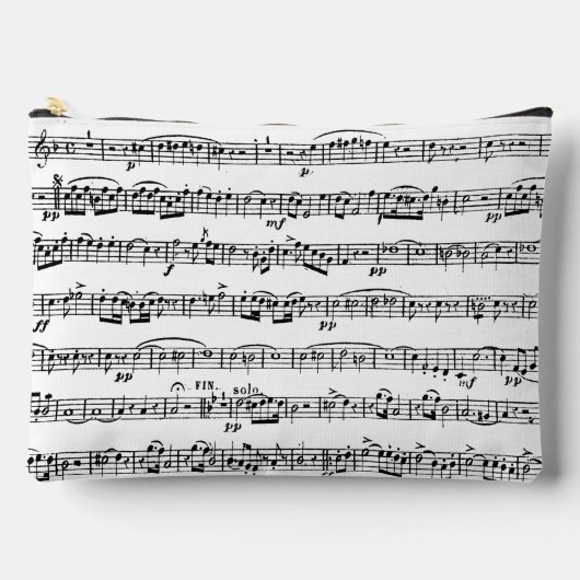 Sheet Music Design Zubehörtasche (Vorderseite)