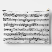 Sheet Music Design Zubehörtasche (Rückseite)