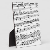 Sheet Music Fotoplatte (Seite)