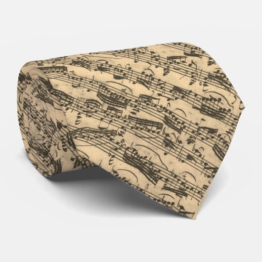 Sheet Music from JS Bach Krawatte (Gerollt)