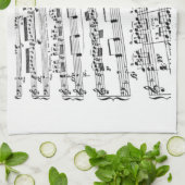 Sheet Music Handtuch (Gefaltet)