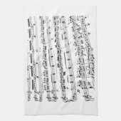 Sheet Music Handtuch (Vertikal)