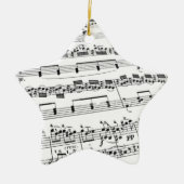 Sheet Music Keramik Ornament (Vorne)