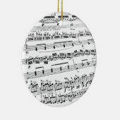 Sheet Music Keramik Ornament (Rechts)