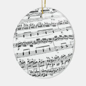 Sheet Music Keramik Ornament (Links)