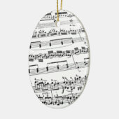 Sheet Music Keramikornament (Links)