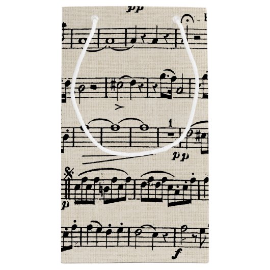 Sheet Music Kleine Geschenktüte (Rückseite)