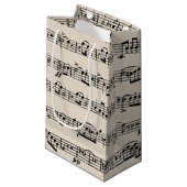 Sheet Music Kleine Geschenktüte (Vorderseite Schrägansicht)