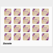 Sheet Music Lila Rose Personalisiert Sticker (Blatt)