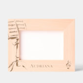 Sheet Music Notes Personalized Geätzte Rahmen (Vorderseite)