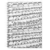 Sheet Music Notizblock (Vorderseite)