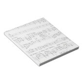 Sheet Music Notizblock (angewinkelt)
