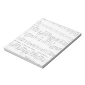 Sheet Music Notizblock (Rotiert)